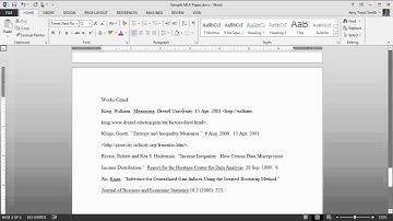 Setting Up a Paper in MLA Style Using Microsoft Word 2013