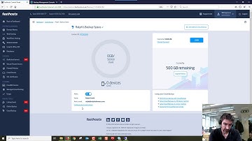 Managing your Fasthosts Cloud Backup usage alerts