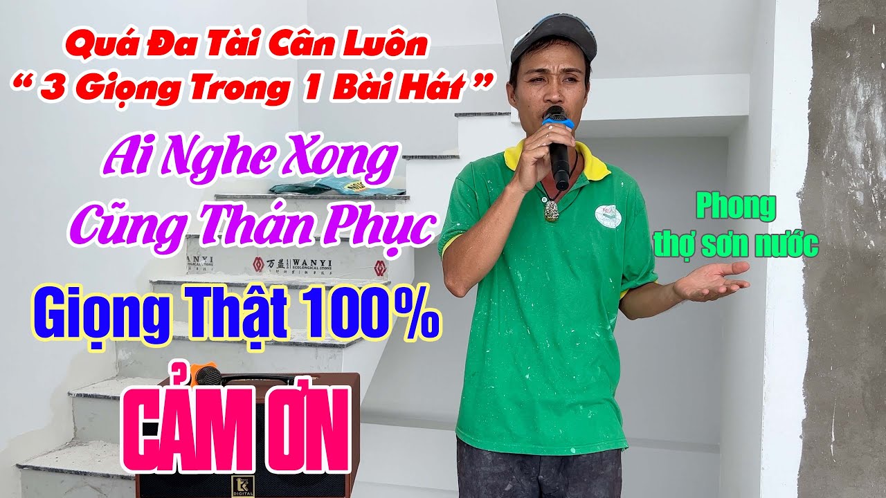 🔥🔥🔥 1 Bài Hát Mà Ca Được 3 Giọng : DUY KHÁNH - TUẤN VŨ - TRƯỜNG VŨ l PHONG Thợ Sơn Nước - Cảm Ơn
