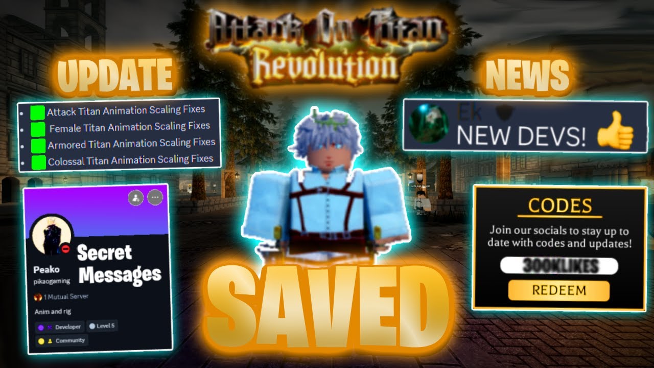 AOT Revolution Is SAVED And Here's Why (New Codes And Crazy Update 2