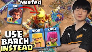 STARS 200 BARCH TROOPS AFTER ROOT RIDER NERF (Clash of Clans)