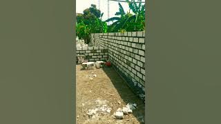 cara pasang bata yang rapi lurus cepat #shorts #tutorial #bangunan #tukang #cara