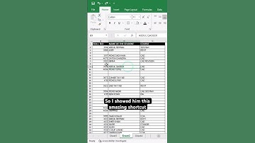 How to Remove Blank Rows in Excel INSTANTLY -- Watch Now to Find Out How! #YTShorts #Viral #Excel