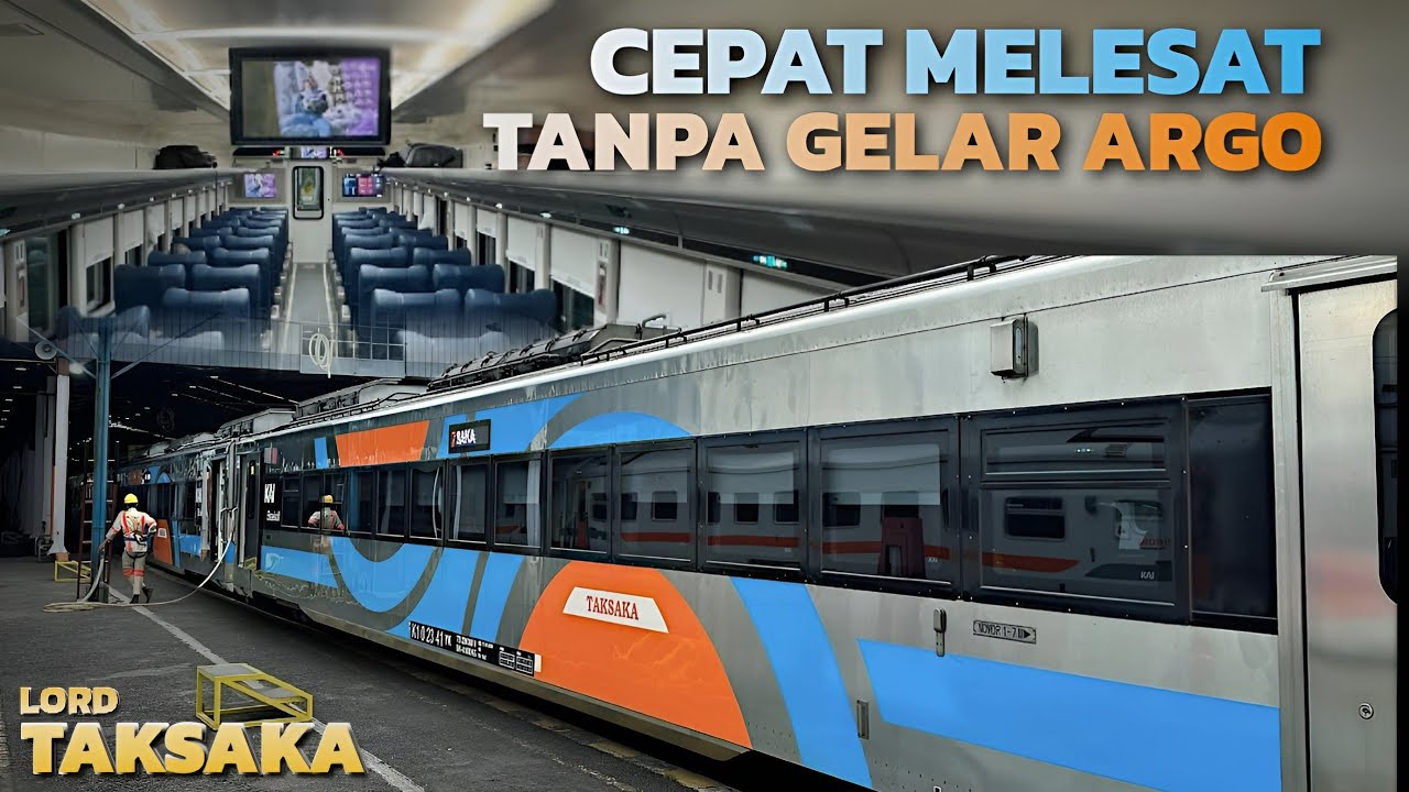 SEHARI 3x BISA LEBIH CEPAT DARI KERETA ARGO 😱 Onboard Taksaka Siang Yogyakarta - Jakarta