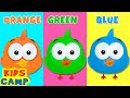 Learn Colors With Five Little Ducks | Educational Videos For Toddlers | KidsCamp