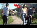 Crazy guy on street prank 6  awesome reactions  