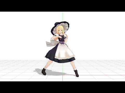 【MMDテスト】Bad Apple!! 踊ってみた！（黒モーション）