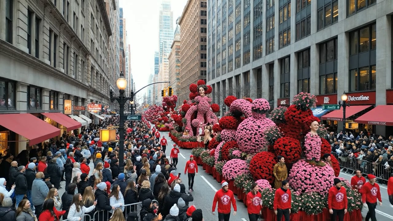 Valentine’s Day Flower Parade in New York City 2026 🌹 | Romantic NYC Parade & Floral Festival