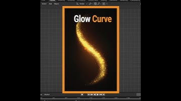 "Glowing Particle Curve in Blender -Tutorial ✨ #shorts #blendertips #blender #blender3d #youtube
