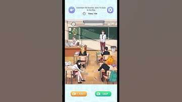 Annoying Puzzle Game - Level 9 - Outsmart the teacher. Give 10 clues to the boy.