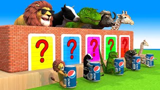 Guess The Right Milk with Ducks Cow Dinosaur Buffalo T-Rex Mystery Key ESCAPE ROOM CHALLENGE Game