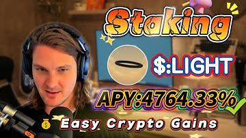 🚀Real Solana LIGHT staking experience — full walkthrough to stable 4764.33% high yields with no risk