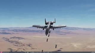 DCS A-10 Thunderbolt ll Drops CBU-97 on T-90s Creech AFB