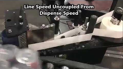 High Speed Wipe on Label Applicator