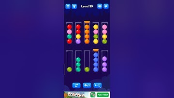 Ball Sort Puzzle Level 99 Solution Walkthrough