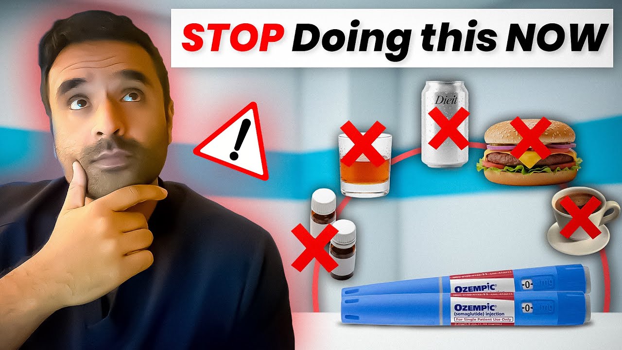 10 вещей, которые НИКОГДА не следует смешивать с Ozempic или Mounjaro
