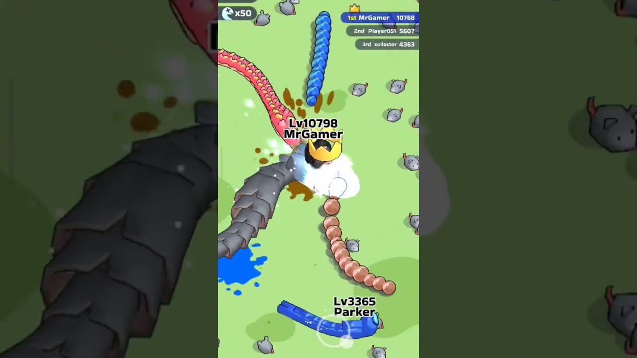Snake Clash Bossfight King Bosskill Topkiller Gameplay 