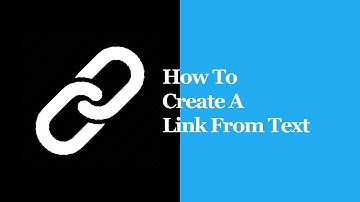How To Create A Link From Text