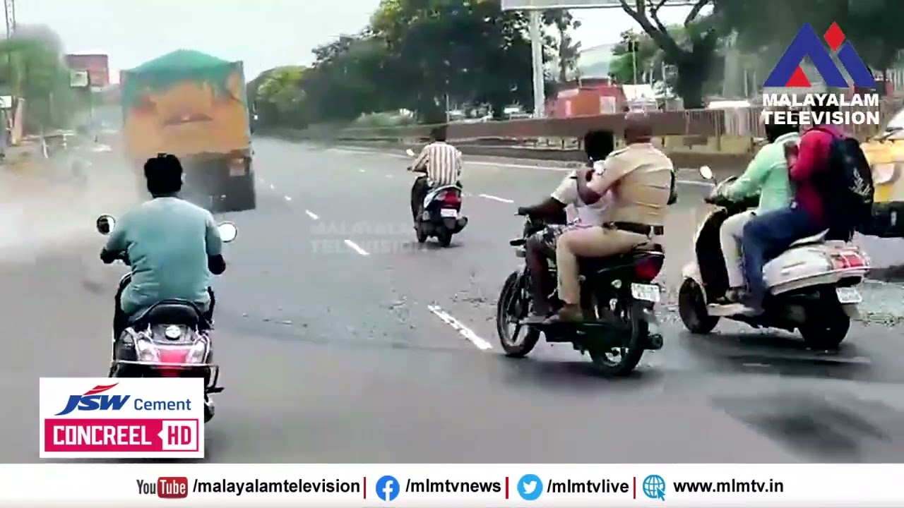 ഡ്രൈവർ  ഇറങ്ങിയപ്പോൾ മോഷ്ട്ടാവ് ടോറസുമായി കടന്ന് കളഞ്ഞു, പിന്നാലെ പാഞ്ഞ് പട്രോളിംഗ് ടീം ,