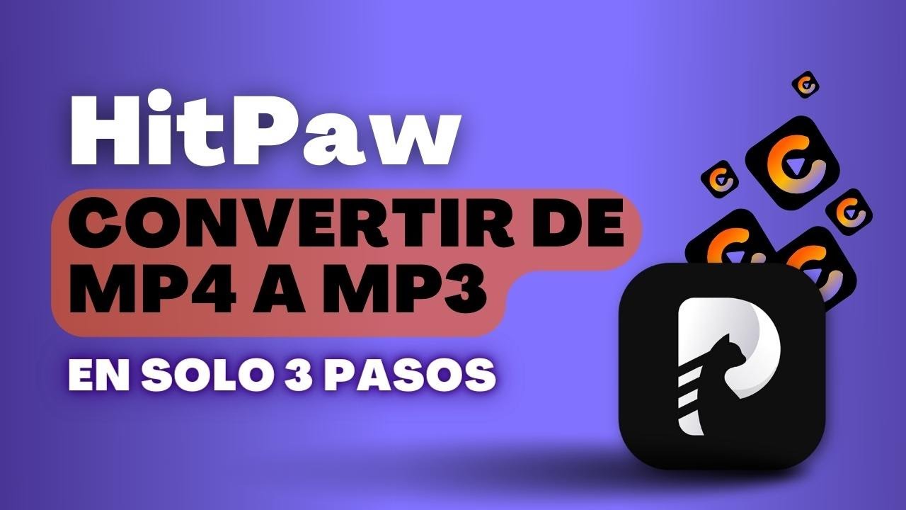 [3 Pasos] Cómo Convertir MP4 a MP3 con HitPaw Video Converter YouTube