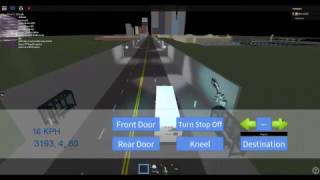 [ROBLOX] Driving around on Bus Simulator 2017 w/ cityboy4000 screenshot 2