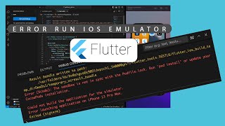 Tutorial - Solving Flutter error build on ios Simulator[M1]
