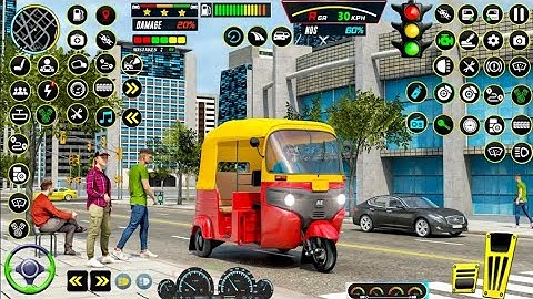 Modern Tuk Tuk Rickshaw Driving - City Auto Driver Simulator - Android GamePlay