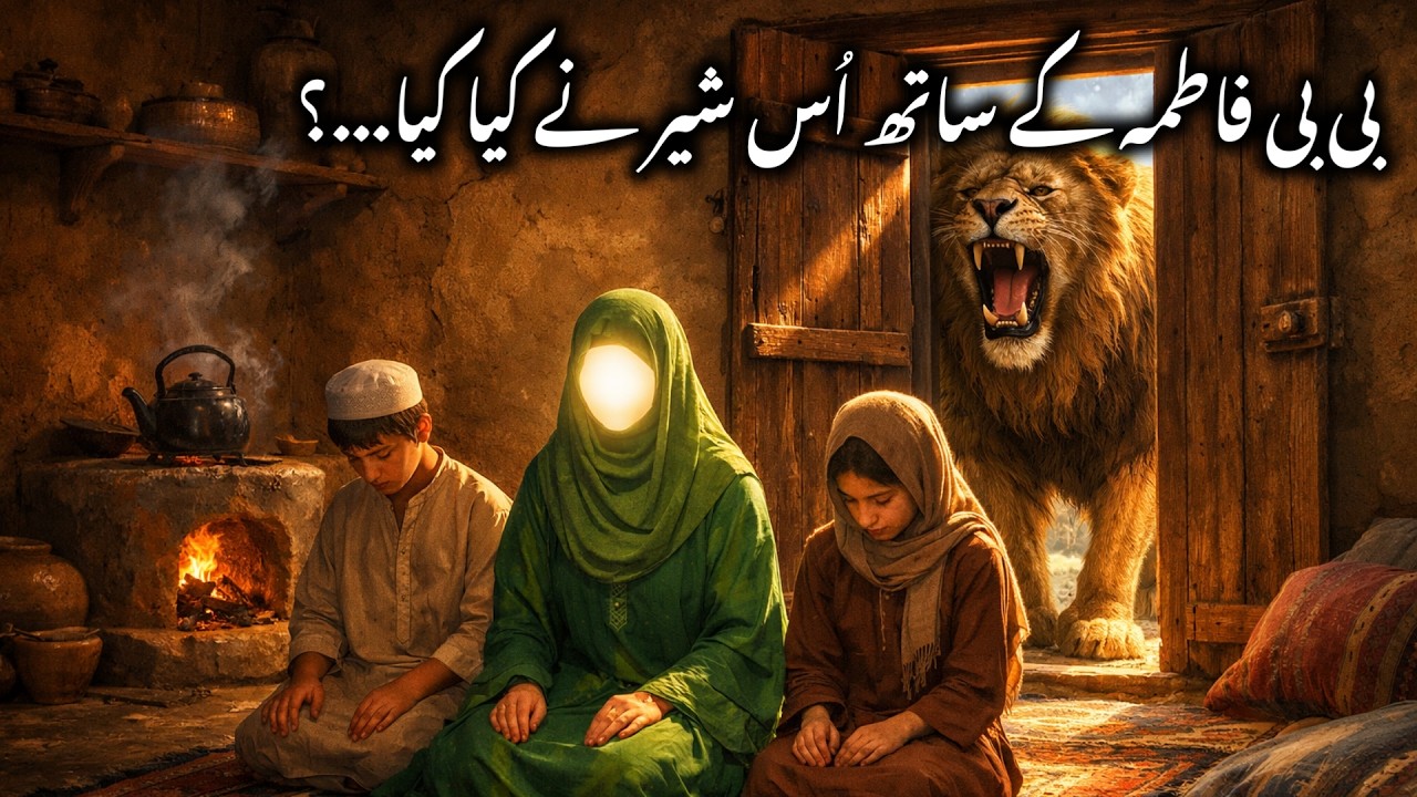 Us Sher Na Bibi Fatima K Sath Kia kiya...? | Islamic Waqia | Rooh ki Roshni