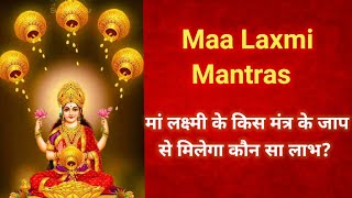 मां लक्ष्मी के किस मंत्र के जाप से मिलेगा कौन सा लाभ I Mata Laxmi Mantras