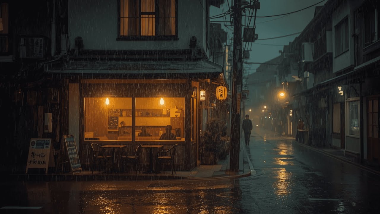 Midnight Rain in Kyoto ?? Study Beats