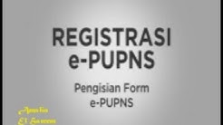 Tutorial Registrasi, Login Dan Pengisian E - PUPNS BKN Lengkap - Durasi: 9.33. 