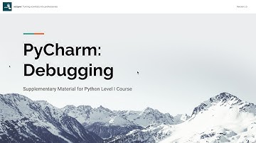 Debugging with PyCharm