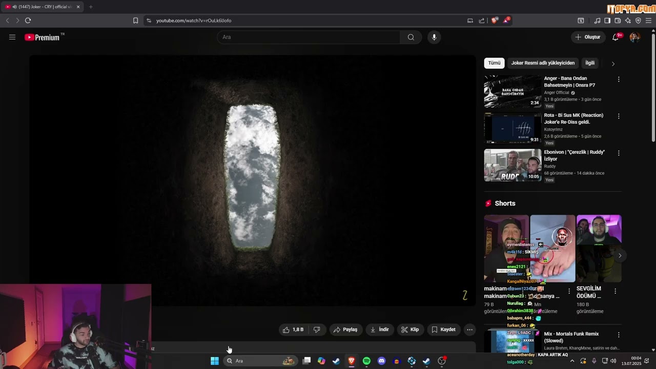 Ebonivon - Joker'in Yeni Diss'i ''CRY'' Dinliyor