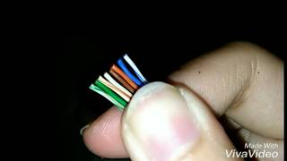 HOW TO MAKE A CROSSOVER ETHERNET CABLE