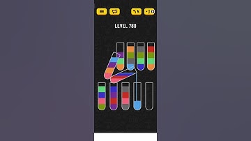 water sort puzzle - level 780