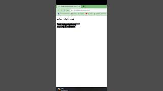 change background and color of select text using CSS #shorts #html  #css #webdevelopment #text
