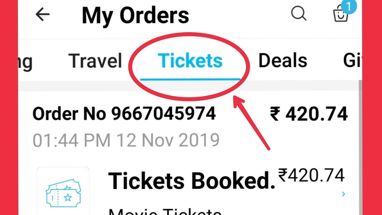 How To Check Movie Tickets History in Paytm Account