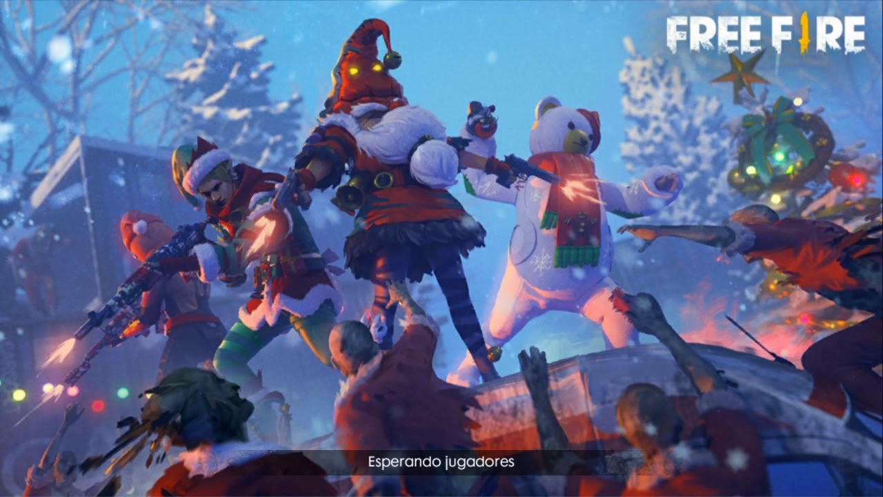 Primera partida en la temporada de navidad Free Fire - YouTube