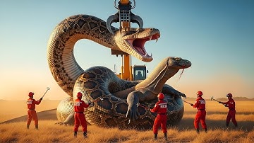 Brave Heroes Save Greedy Monitor Lizard from Dangerous Giant Mutant Python