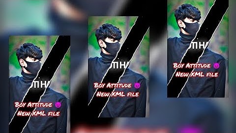 Boy Attitude 😈🔥   🔰 Xml File 🔰  New  Instgram Hindi  Alight motion video 💥✨ Xml file 🍁