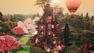 Sylvan Glade treehouse || The Sims 4 Speed build