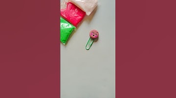 #diy paper clip 🤎|| #shorts #youtubeshorts #claycraft