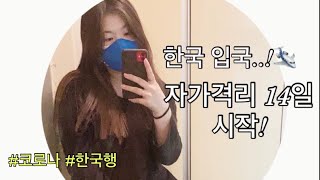 [브이로그] 저, 한국가요!️/갑자기 한국행/자가격리 14일/어떻게 버텨?/한국일상 시작/ 예고편/ London to Korea/2분30초 짧은 한국가기 영상!/별거없는데,,,,