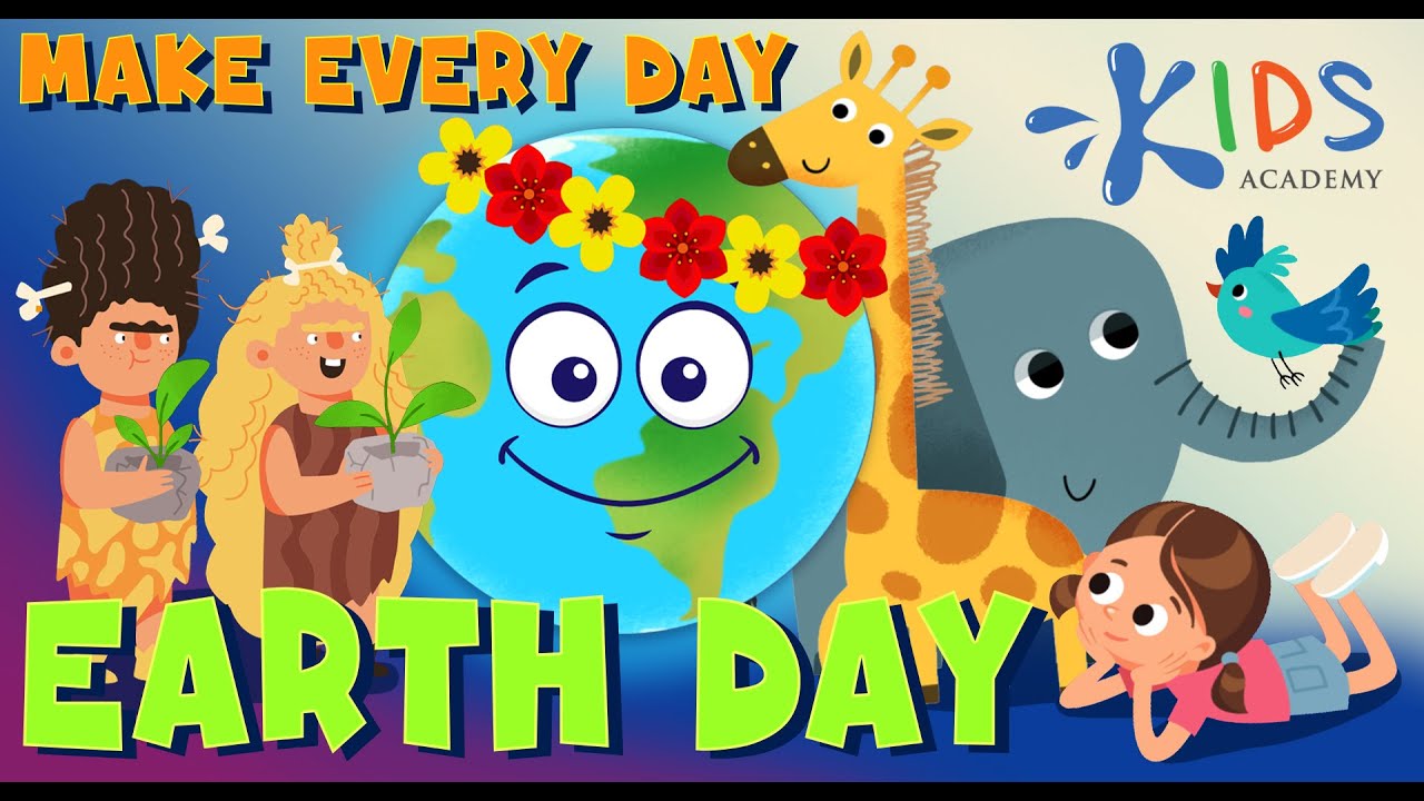 Lets Celebrate Earth Day How to Take Care of the Environment  Educational videos for kids