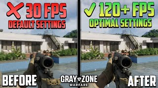 Here's how I DOUBLED my FPS in Grayzone Warfare (Maximize Visibility & FPS) Settings Guide