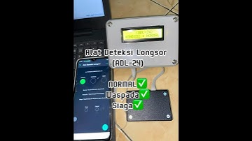 Alat Deteksi Longsor / Deteksi Gempabumi (Earthquake) #iot #arduino