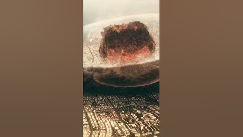 The Power of Nuclear Weapon bombing a City