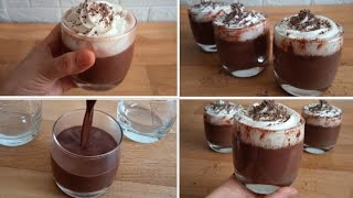 مشروب الشوكولاطة الساخن هوت شوكليت☕hot chocolate