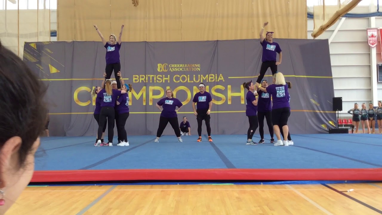 OKF Cheer Hot Flash Parent Team Provincials 2019