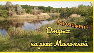 КАК ОТДЫХАЕТСЯ на реке Молочной возле села Тамбовка? + ЗВУКИ ПРИРОДЫ.